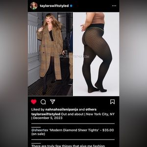 Sheertex ‘Modern Diamond Sheer Tights’ AS SEEN ON TAYLOR SWIFT🫶🏼